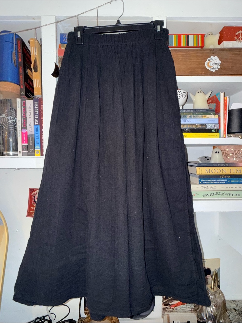 Z Supply Black Flowing Maxi Skirt